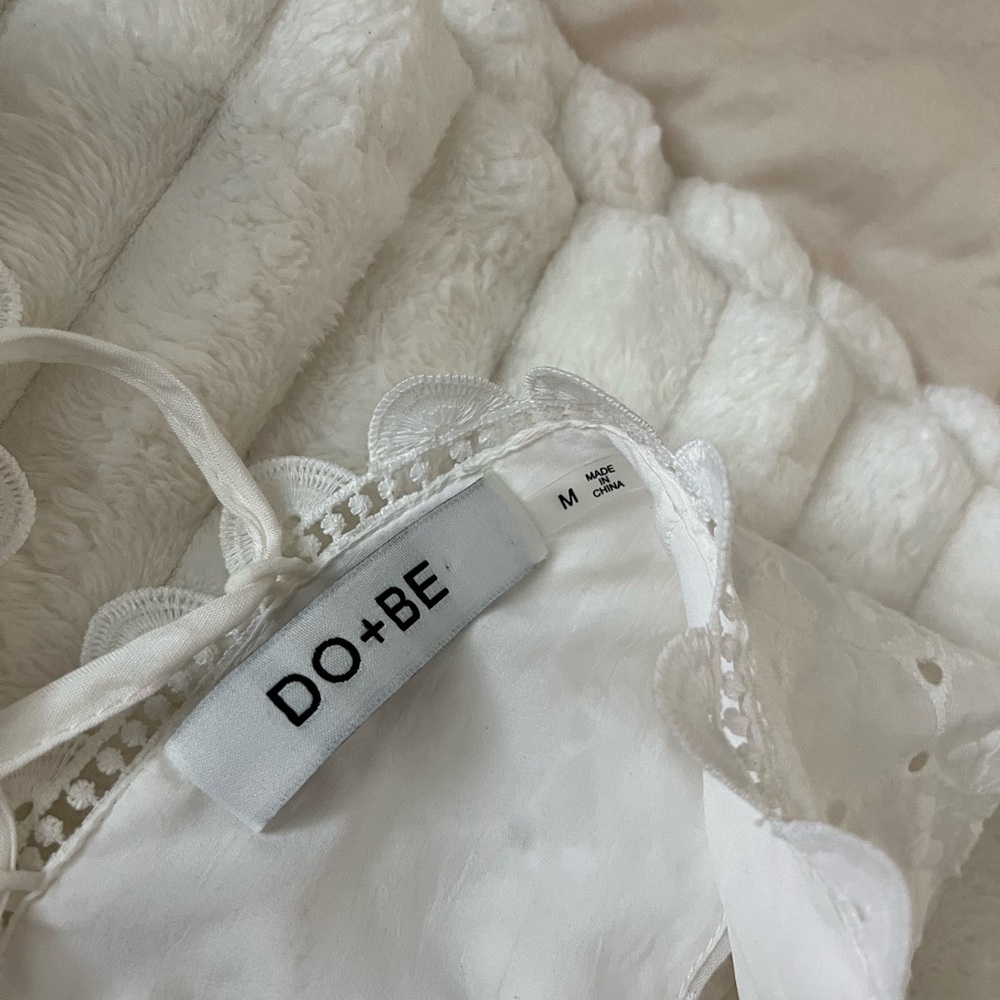 DO+BE White Eyelet Lace Blouse - Picture 3 of 7